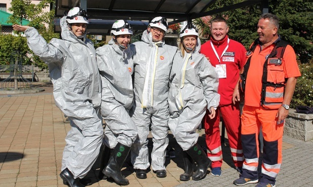 Andrychowska drużyna Maltańskiej Służby Medycznej przed zadaniem "Mission impossible". Zadanie udało się jednak zrealizować!