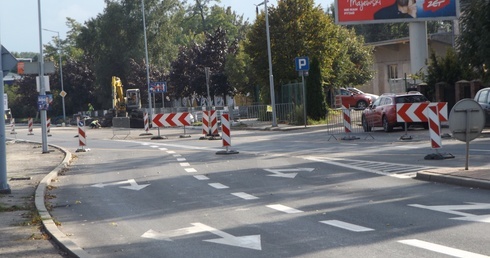 Katowice. Zmiany w organizacji ruchu w związku z budową Centrum Przesiadkowego "Sądowa"