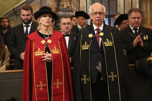 Pasowanie nowych dam i rycerzy Zakonu Korony Polskiej św. Kazimierza Królewicza