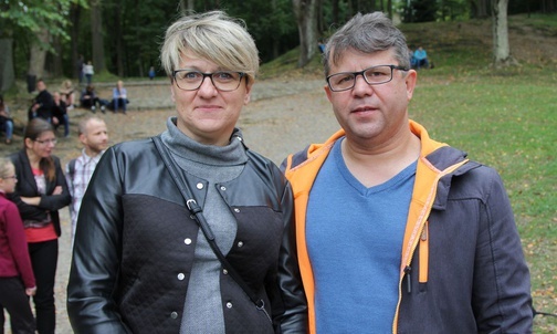Lucyna i Rafał Pasternakowie z Andrychowa.