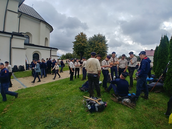 Pielgrzymka Skautów Europy na Święty Krzyż