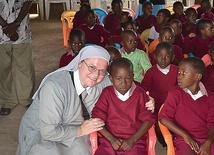 ▲	Siostra Bożena w Tanzanii.