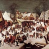 Pieter Bruegel Starszy „Rzeź niewiniątek”. Na obrazach Bruegla, podobnie jak w książkach Braudela, życie zwykłych ludzi jest równie ważne jak dzieje królów.