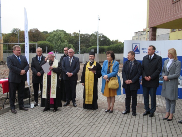 Kamień węgielny pod budynek szpitalny w Gdańsku