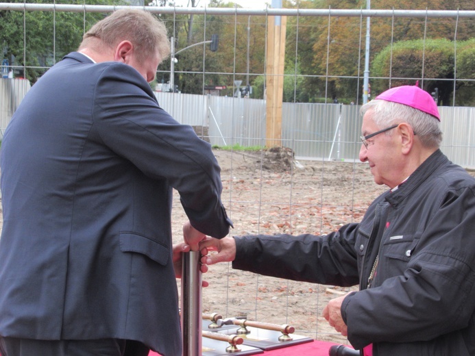 Kamień węgielny pod budynek szpitalny w Gdańsku