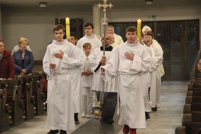 Nabożeństwo Transitus w Koszalinie