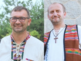 Księża Kasper Bernasiewicz i Antoni Lichoń