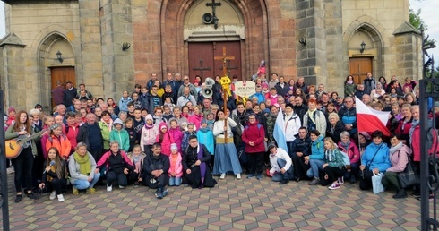 W pielgrzymce wzięło udział ponad 500 osób.