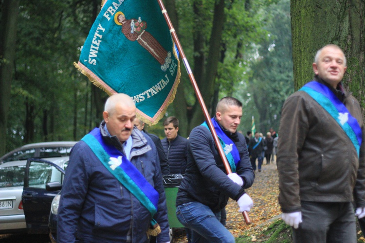 Pielgrzymka hodowców gołębi i orkiestr kalwaryjskich