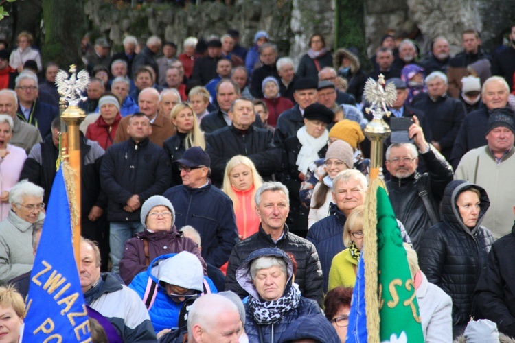 Pielgrzymka hodowców gołębi i orkiestr kalwaryjskich