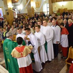 Poświęcenie kościoła w Brzezinach Stojeszyńskich. 