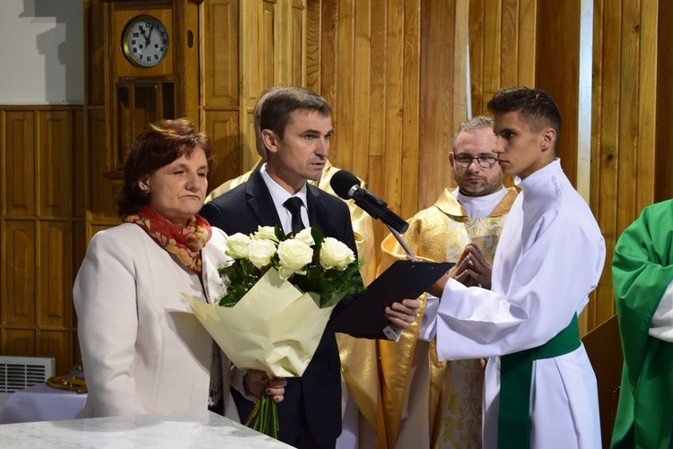 Poświęcenie kościoła w Brzezinach Stojeszyńskich. 
