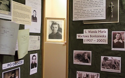 ►	W zakonnym muzeum można zobaczyć pamiątki po s. Wandzie Boniszewskiej.