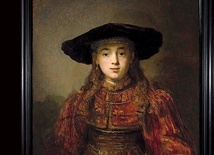 ▲	„Dziewczyna w ramie obrazu” to jeden z dwóch obrazów mistrza ze zbiorów Zamku Królewskiego.