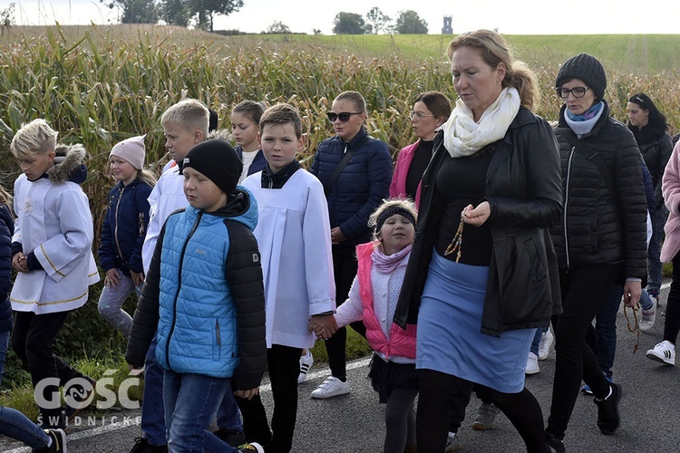 Pielgrzymka dzieci do Piotrówka