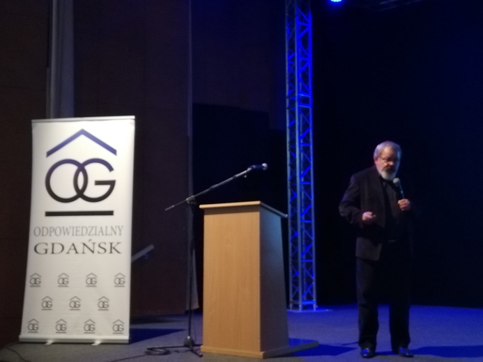 Spotkanie z prof. Aleksanderem Nalaskowskim w Gdańsku.