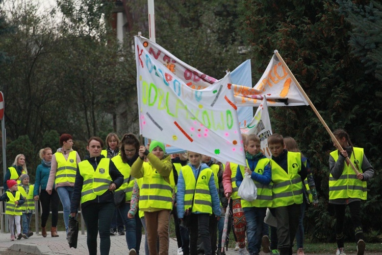 Odblaskowa szkoła w Rdziostowie