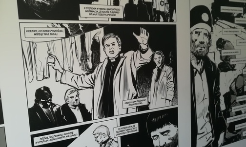 Bieruń. Komiks o podziemnym strajku z 1981 roku, czyli tunel przy KWK "Piast" z funkcją edukacyjną