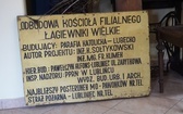 Kościół z izbą pamięci w Łagiewnikach Wielkich