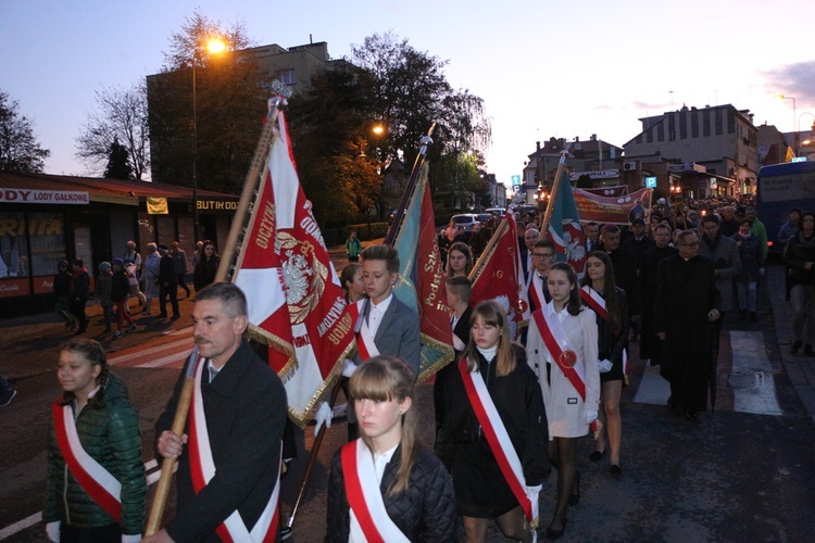 Pielgrzymka mieszkańców Trzebnicy do grobu św. Jadwigi