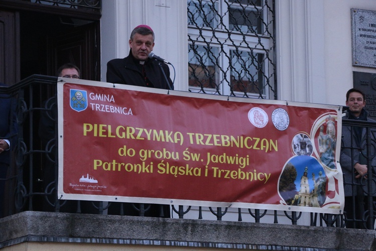 Pielgrzymka mieszkańców Trzebnicy do grobu św. Jadwigi