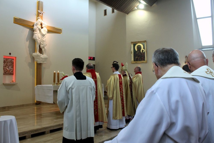 Poświęcenie kościoła w Łagiewnikach Wielkich