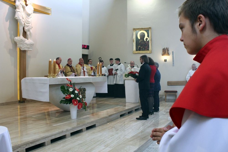 Poświęcenie kościoła w Łagiewnikach Wielkich