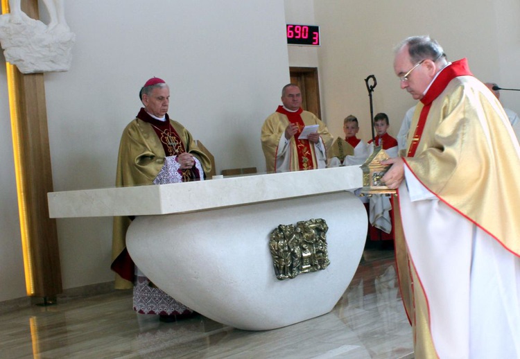 Poświęcenie kościoła w Łagiewnikach Wielkich