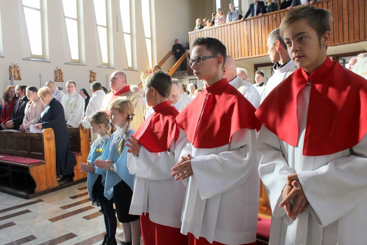 Poświęcenie kościoła w Łagiewnikach Wielkich