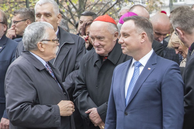 Prezydent Andrzej Duda odsłonił pomnik Wojciecha Korfantego