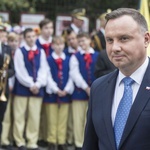 Prezydent Andrzej Duda odsłonił pomnik Wojciecha Korfantego