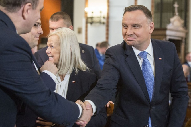 Prezydent Andrzej Duda odsłonił pomnik Wojciecha Korfantego