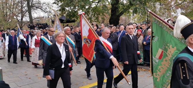 Prezydent Andrzej Duda odsłonił pomnik Wojciecha Korfantego