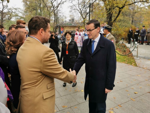 Prezydent Andrzej Duda odsłonił pomnik Wojciecha Korfantego