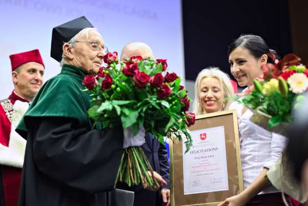 Uroczystość nadania tytułu doktora honoris causa prof. Joliot.