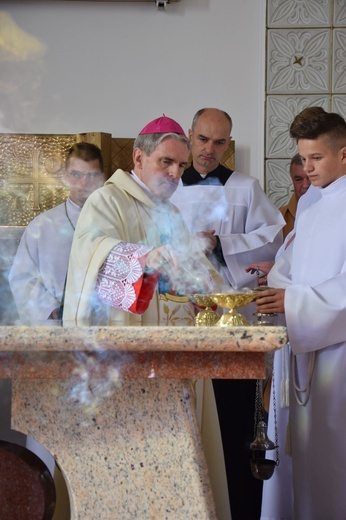 Poświęcenie kościoła w Andrzejowie. 