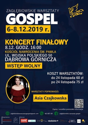 Zagłębiowskie Warsztaty Gospel, Dąbrowa Górnicza, 6-8 grudnia