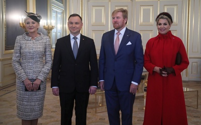 Holandia: Spotkanie pary królewskiej z polską parą prezydencką