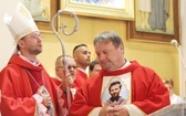 Wprowadzenie relikwii męczenników z Pariacoto do kościoła w Czernichowie