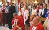 Wprowadzenie relikwii męczenników z Pariacoto do kościoła w Czernichowie