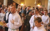 Wprowadzenie relikwii męczenników z Pariacoto do kościoła w Czernichowie