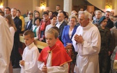 Wprowadzenie relikwii męczenników z Pariacoto do kościoła w Czernichowie