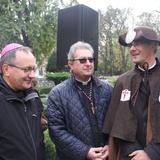 Odsłonięcie symbolu Drogi św. Jakuba w Krakowie