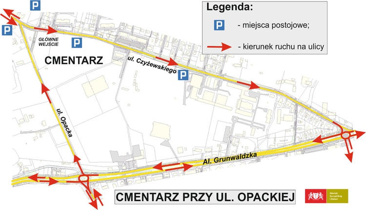 Gdańsk. Jak pojedziemy na cmentarze - poradnik dla kierowców i dla pieszych