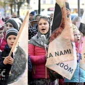 Mali święci przeszli ulicami Dzierżoniowa przypominając ludziom, że Bóg ich kocha.