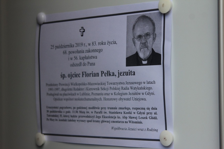 Pogrzeb o. Floriana Pełki SJ