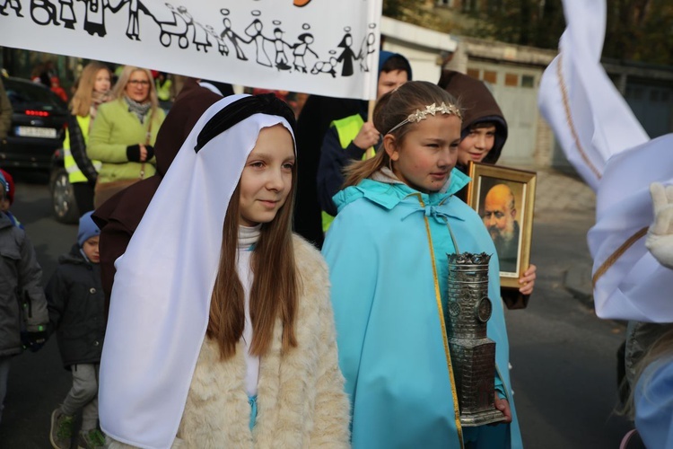 Marsz świetych w Sandomierzu 