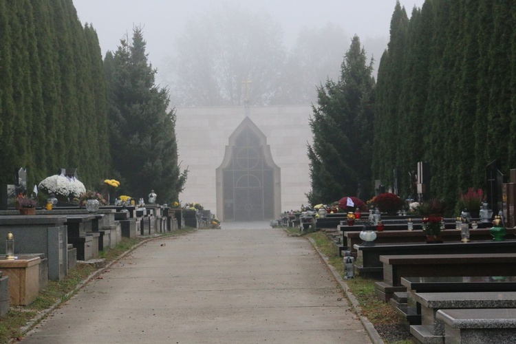 W dniu Wszystkich Świętych na Cmentarzu Salwatorskim w Krakowie