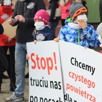 Protest ekologiczny "Benzen nas zabija"