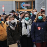 Protest ekologiczny "Benzen nas zabija"